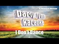 Lee Brice - I Don't Dance (Karaoke Version)