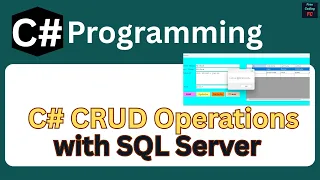 C CRUD Operations with SQL Server Database Insert Update Delete View Windows Forms