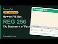 How to Fill Out California DMV Form REG 256 Statement of Facts Step by Step