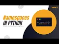 Namespaces in Python Functions Complete Functional Programming Course in Python Tutorial 13