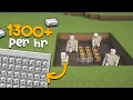 BIG Simple IRON Farm - 18 Stacks PER HOUR