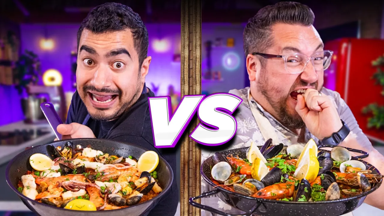 PAELLA: Chef vs Normal Blind Cook-Off