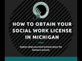 How to Obtain Your Social Work License in Michigan
