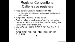 Function Parameters CallingConventions - Architecture 1001 x86-64 Assembly
