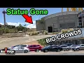 MASSIVE Crowds 2022 NEW Ride Construction Six Flags Magic Mountain