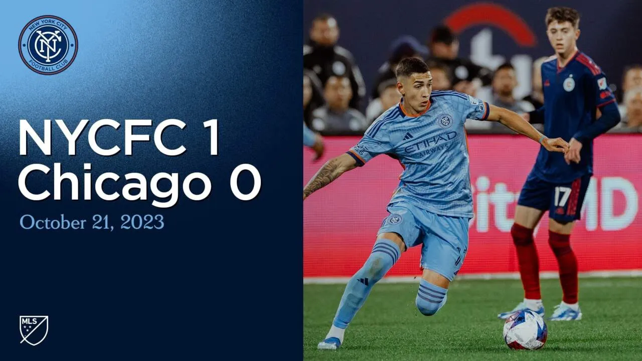 Match Highlights | NYCFC 1-0 Chicago Fire | October 21, 2023