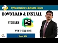 4 How to Download and install PyCharm Python IDE in
