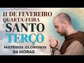 Lagu TERÇO DE HOJE - 11/02/2026 - QUARTA-FEIRA: MISTÉRIOS GLORIOSOS - 04 HORAS