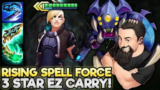3 Star Ezreal - Carry Augment Ezreal Does Insane Damage!! | TFT Monsters Attack | Teamfight Tactics