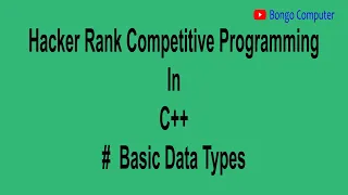 How to Solve Hacker Rank Practice C Problem Introduction Basic Data Types