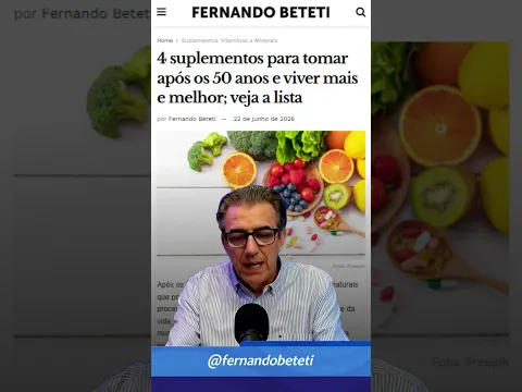 4 Suplementos Após os 50 Protegem Corpo e Cérebro!