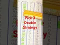Pick 3 Lottery Double Strategy