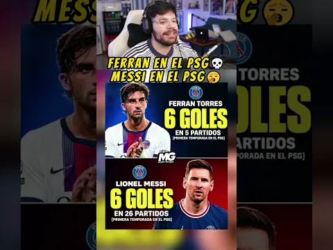 Los numeros no engañan😂 #psg #messi #ferrantorres #barcelona #lacobraaa #davooxeneize