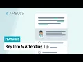 AMBOSS Features Key Info Attending Tip