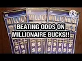 BEATING ODDS ON MILLIONAIRE BUCKS CA Scratchers