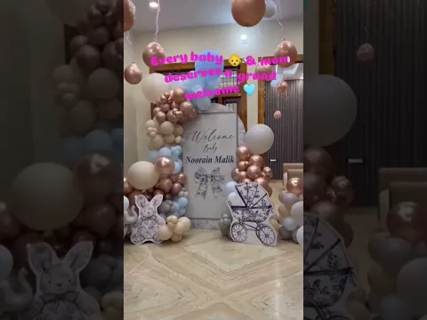 #welcomebaby welcomebaby #babywelcomedecoration #balloondecoration #eventdecor #babygirl