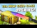 NEW CS20 CASE OPENING 15x CS20 Case 10x CS20 Sticker Capsule Unboxing