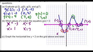 Algebra 2 Function Foundations Lesson 2 Function Notation HW Review Part 2