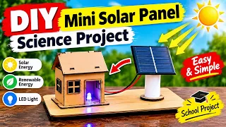 How to Make a Mini Solar Panel Science Project ☀️
