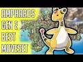 Ampharos Gen 2 Best Moveset - Ampharos Best Moveset Moves Pokemon Gold Silver Crystal