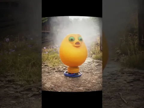 Huh? Look, a yellow egg!