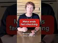 Meta ends fact-checking