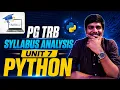 PG TRB Computer Science Syllabus Analysis Unit-7 Python