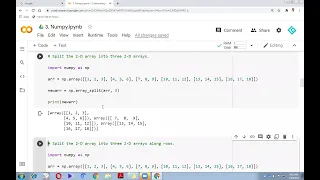 Python numpy arrays - Part 2
