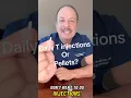 Daily T injections versus pellets