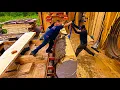 FULL-CREW ON A WHITE PINE MONSTER WOODMIZER LT15
