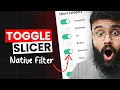 Power BI Toggle Slicer - No Custom Visuals Needed
