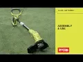 RYOBI 18V ONE Line Trimmer Assembly Use