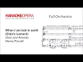 Lagu Karaoke Opera: Dido's Lament - Dido and Aeneas (Purcell) Orchestra only version with printed music