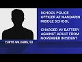 Mandarin Middle School school police officer arrested for battery at school