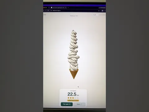 Stack your ice cream #gaming #icecream #icecreammaking