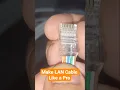 How to Crimp RJ45 Connector Step by Step Network Cable Making Tutorial