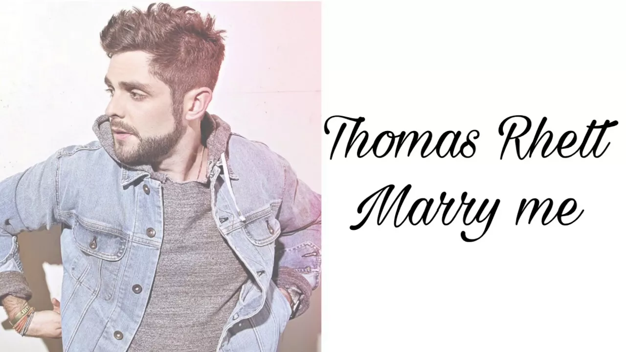 Thomas Rhett - Marry Me (lyric video)