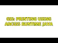 GIS Printing using ArcGIS runtime Java