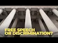 Supreme Court hears First Amendment case on gay rights