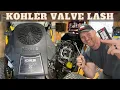 Kohler Courage Valve Lash Adjustment CARD TRICK