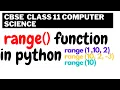 Range Function In Python - Python Range Function With Example