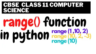 Range Function In Python - Python Range Function With Example