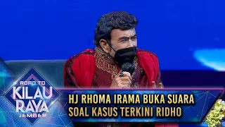 Download Hj Rhoma Irama Akhirnya Buka Suara Soal Ridho Rhoma - Road To Kilau Raya Jember MP3