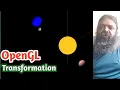 Python OpenGL Transformation Fixed function pipeline part - 2 11Jan2023