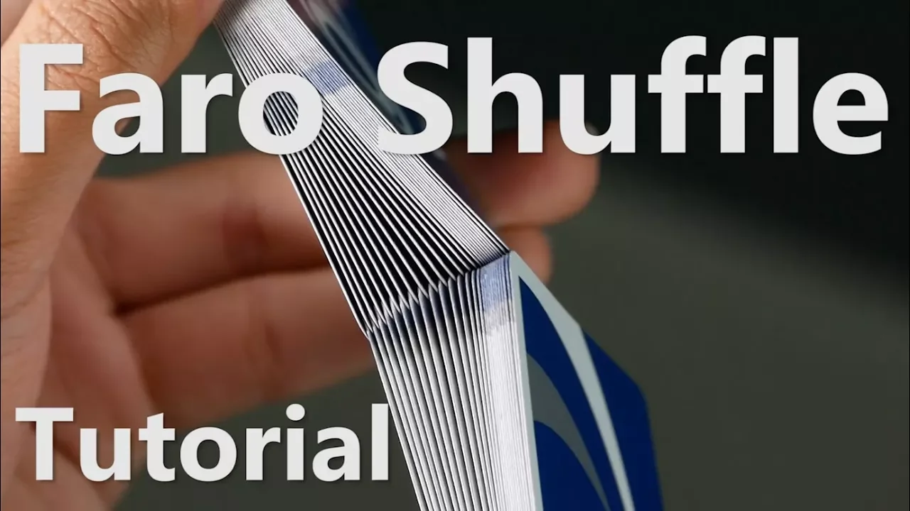Cardistry Bootcamp - Basics / Faro Shuffle Tutorial Cardistry Bootcamp - Basics / Faro Shuffle Tutorial