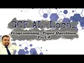 GCE AL Local - Programming concepts Python Revision