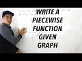 MHF4U Unit 1 Test 2 Thinking Section Question 1 - write piecewise function given graph