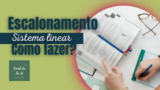 Sistema Linear - Escalonamento