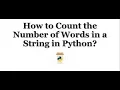 word counter Python Editor PictoBlox