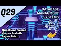 DBMS Question Session Task No 29 1st Year Semester 01 Java Institute Venura Prabath